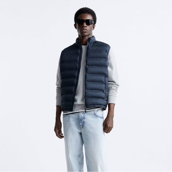 Zara Other - Zara Navy Blue Puffer Vest